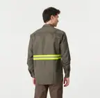 Ver foto 4: Camisa de trabajo verde, de espalda