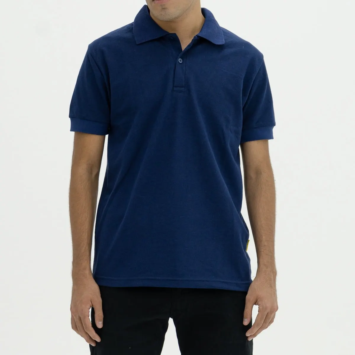 Chomba de piqué azul